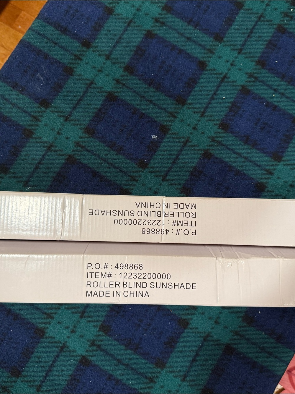 Roller Blind Sunshade - White Packaging 2 pc
